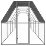 Vistu Būris, 2X10X2 M, Cinkots Tērauds Vidaxl