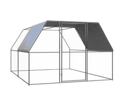 Lauko Narvas Viščiukams, 3X4X2M, Galvanizuotas Plienas