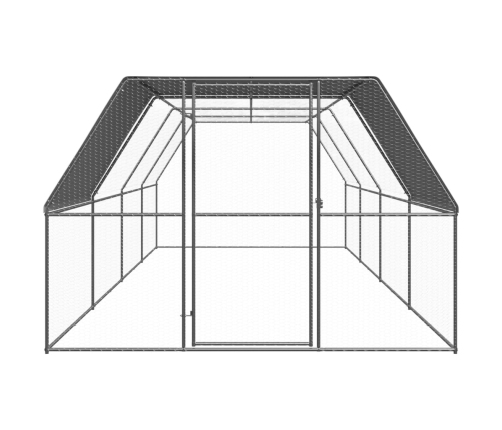 Vistu Būris, 3X8X2 M, Cinkots Tērauds Vidaxl