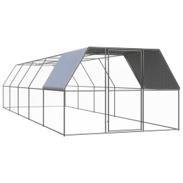 Lauko Narvas Viščiukams, 3X10X2M, Galvanizuotas Plienas