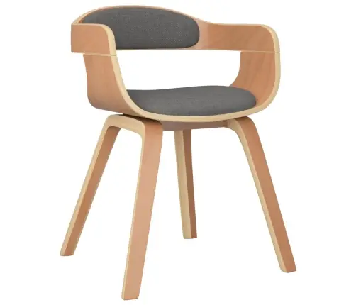 Söögitool, Helehall, Painutatud Puit Ja Kangas