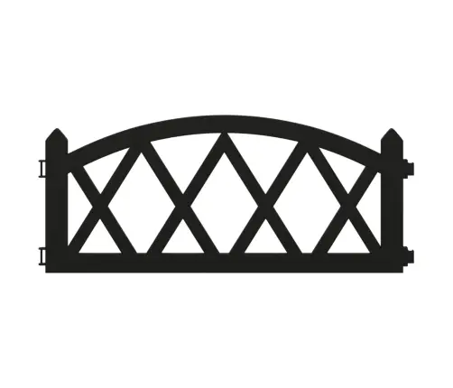 Zāliena Apmales, 17 Gab., Melnas, 10 M, Pp Vidaxl