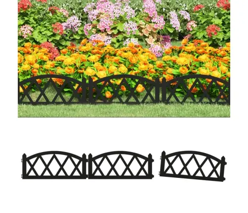 Zāliena Apmales, 17 Gab., Melnas, 10 M, Pp Vidaxl