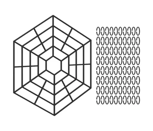 Tvenkinio Apsaugos, 40Vnt., Juodos Spalvos, Polipropilenas