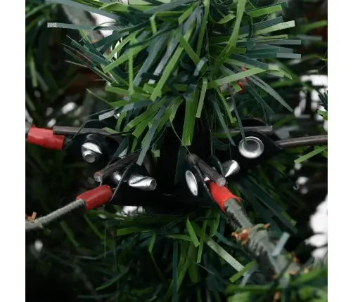 Ziemassvētku Egle Ar Čiekuriem, Zaļa, Balta, 225 Cm, Pvc Un Pe Vidaxl Ziemassvētku Egle Ar Čiekuriem, Zaļa, Balta, 225 Cm, Pvc Un Pe Vidaxl