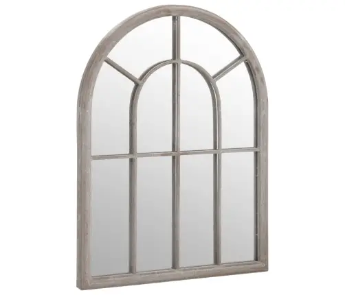 Dārza Spogulis, Smilškrāsa, 60X45 Cm, Dzelzs, Izmantošanai Ārā Vidaxl