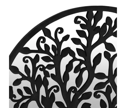 Sodo Veidrodis, Juodos Spalvos, 60X2,5cm Geležis, Apskritas