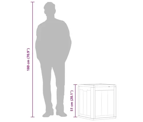 Aia Hoiukast 90 L, Hall, Pp Puidu Välimusega