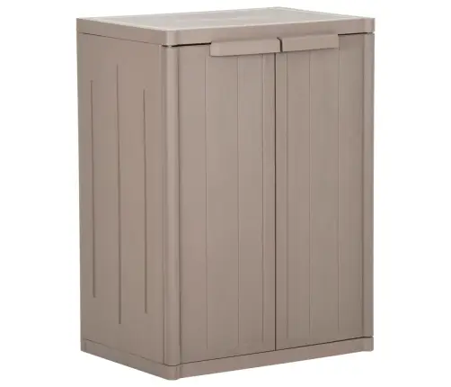 Dārza Uzglabāšanas Skapītis, 65X45X88 Cm, Brūns, Pp Vidaxl