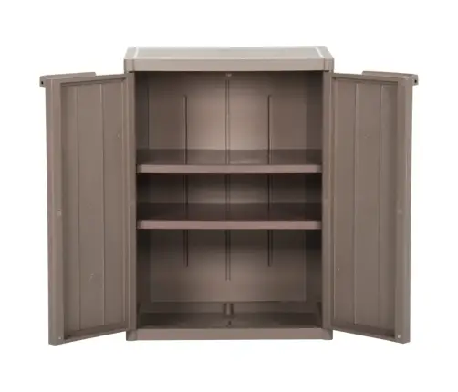 Dārza Uzglabāšanas Skapītis, 65X45X88 Cm, Brūns, Pp Vidaxl