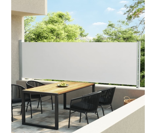 Lahtitõmmatav Terrassi Külgsein, 140 X 600 cm Kreemjas