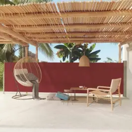Izvelkama Sānu Markīze, Sarkana, 140X600 Cm Vidaxl