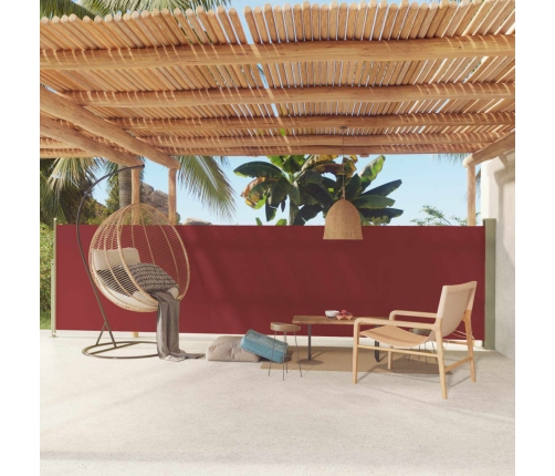Izvelkama Sānu Markīze, Sarkana, 140X600 Cm Vidaxl