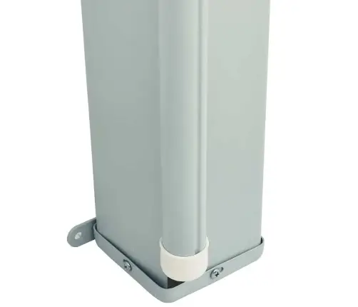 Ištraukiama Šoninė Kiemo Pertvara, Juodos Spalvos, 180X600Cm Ištraukiama Šoninė Kiemo Pertvara, Juodos Spalvos, 180X600Cm