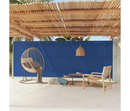 Izvelkama Sānu Markīze, 200X600 Cm, Zila Vidaxl