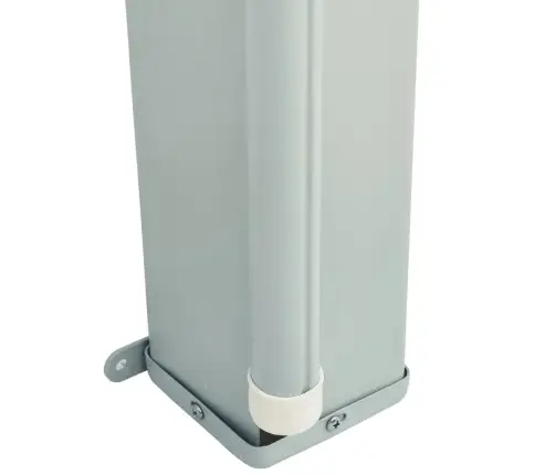 Ištraukiama Šoninė Kiemo Pertvara, Raudonos Spalvos, 200X600Cm