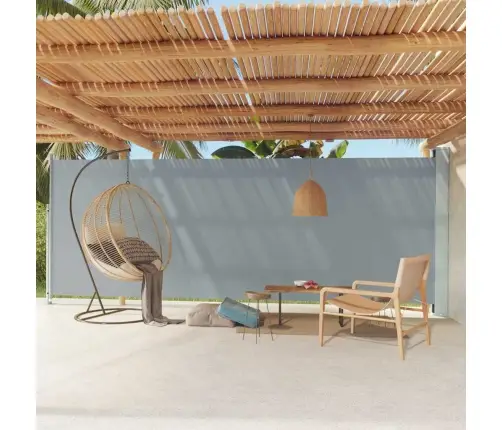 Izvelkams Sānu Aizslietnis, 200X600 Cm, Pelēks Vidaxl Izvelkams Sānu Aizslietnis, 200X600 Cm, Pelēks Vidaxl