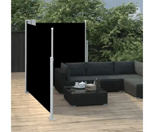 Izvelkama Sānu Markīze, Melna, 140X600 Cm Vidaxl Izvelkama Sānu Markīze, Melna, 140X600 Cm Vidaxl