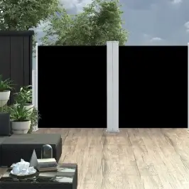 Izvelkama Sānu Markīze, Melna, 140X600 Cm Vidaxl