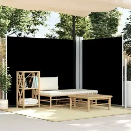 Izvelkams Sānu Aizslietnis, Melns, 180X600 Cm Vidaxl