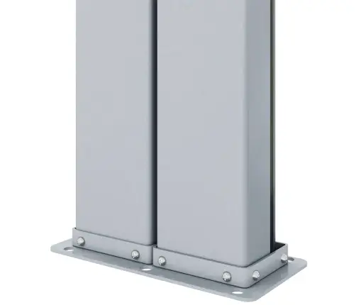 Lahtitõmmatav Külgsein, 180 X 600 cm Pruun