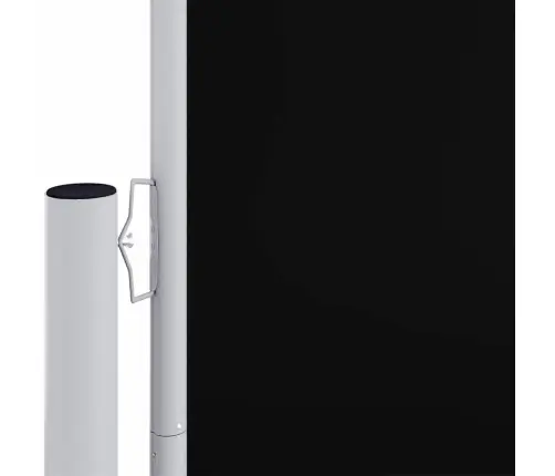 Izvelkama Sānu Markīze, Melna, 200X600 Cm Vidaxl