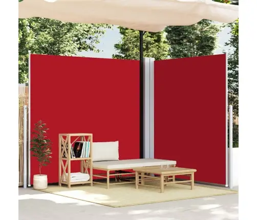 Ištraukiama Šoninė Pertvara, Raudonos Spalvos, 200X600Cm