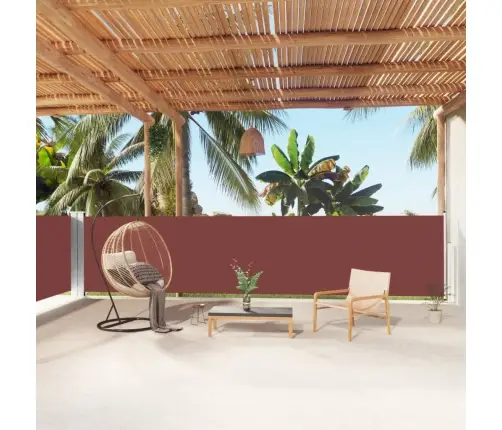 Izvelkams Sānu Aizslietnis, Brūns, 140X1000 Cm Vidaxl