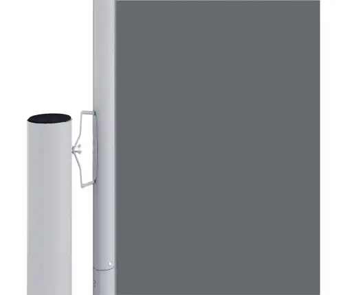 Ištraukiama Šoninė Pertvara, Antracito Spalvos, 160X1000Cm