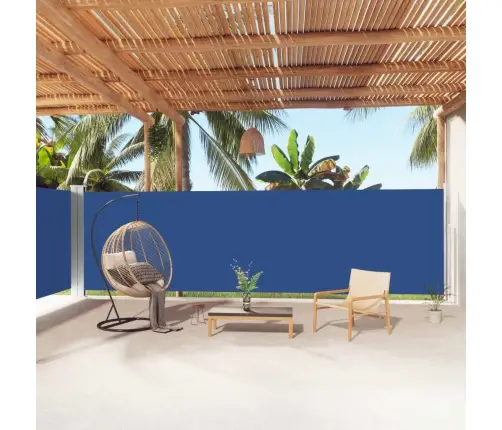 Lahtitõmmatav Külgsein, 180 X 1000 cm Sinine