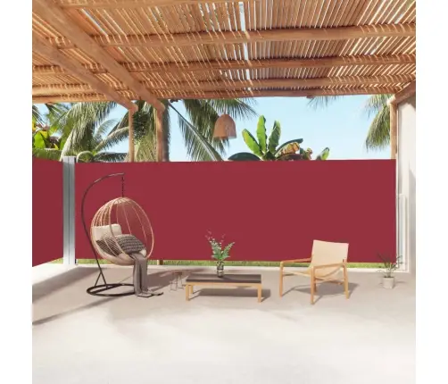 Izvelkama Sānu Markīze, Sarkana, 200X1000 Cm Vidaxl Izvelkama Sānu Markīze, Sarkana, 200X1000 Cm Vidaxl