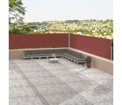 Izvelkama Sānu Markīze, Brūna, 117X1200 Cm Vidaxl