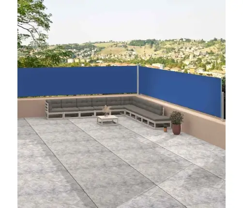 Izvelkama Sānu Markīze, Zila, 117X1200 Cm Vidaxl