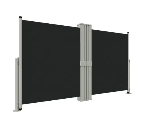 Lahtitõmmatav Külgsein, Must, 140 X 1200 Cm