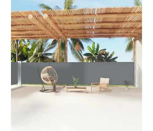 Izvelkama Sānu Markīze, Antracītpelēka, 160X1200 Cm Vidaxl