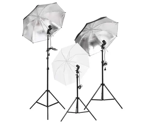 Fotostudijas Apgaismojums, Trijkāji Un Lietussargi  Vidaxl