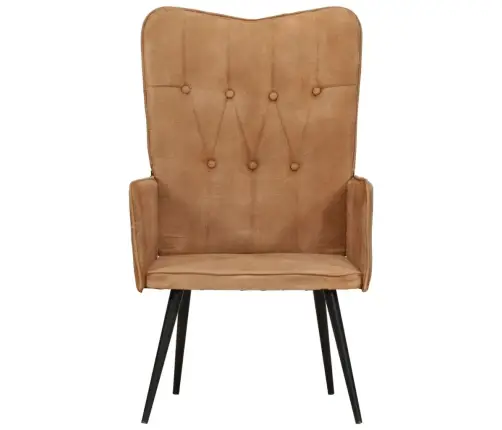 Atpūtas Krēsls, Brūns Audekls Vidaxl