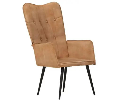 Atpūtas Krēsls, Brūns Audekls Vidaxl