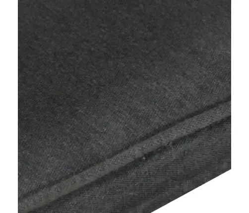 Atpūtas Krēsls, Melns Audekls Vidaxl