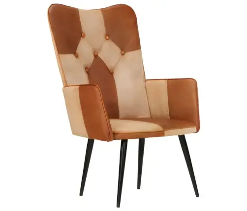 Tugitool, Pruun Ja Kreemjas, Ehtne Nahk