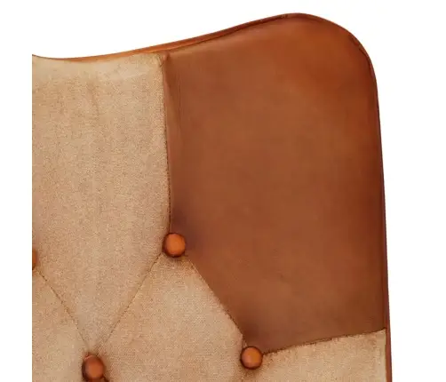 Tugitool, Pruun Ja Kreemjas, Ehtne Nahk