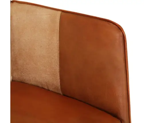 Tugitool, Pruun Ja Kreemjas, Ehtne Nahk