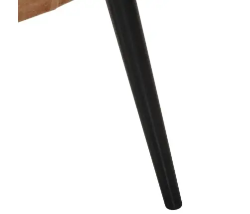 Krėslas Su Pakoja, Rudos Spalvos, Drobė