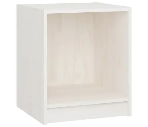 Naktsgaldiņi, 2 Gab., Balti, 35,5X33,5X41,5 Cm, Priedes Koks Vidaxl