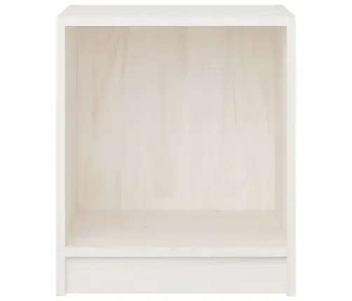 Naktsgaldiņi, 2 Gab., Balti, 35,5X33,5X41,5 Cm, Priedes Koks Vidaxl