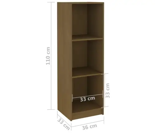 Spintelė Knygoms/Kambario Pertvara, Medaus Ruda, Pušies Masyvas