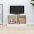 Tv Skapītis, Balts, 70X33X42 Cm, Priedes Masīvkoks Vidaxl