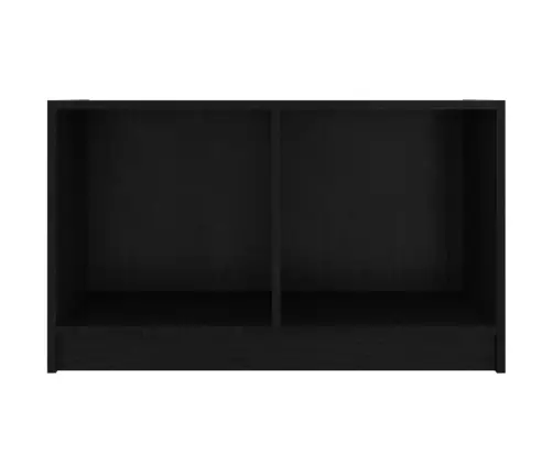Tv Skapītis, Melns, 70X33X42 Cm, Priedes Masīvkoks Vidaxl