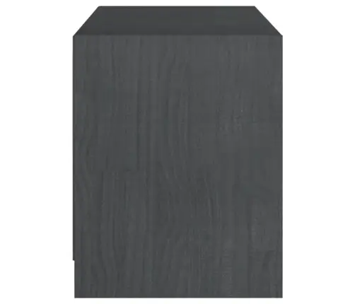 Tv Plaukts, Pelēks, 104X33X41 Cm, Priedes Masīvkoks Vidaxl Tv Plaukts, Pelēks, 104X33X41 Cm, Priedes Masīvkoks Vidaxl