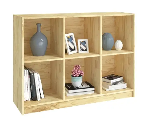 Spintelė Knygoms, 104X33X76cm Pušies Medienos Masyvas